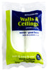 RollerLite White Velvet Woven Dralon Fabric 4 in. W X 1/4 in. Mini Paint Roller Cover Refill 2 pk