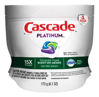Cascade  Platinum  Fresh Scent Pods  Dishwasher Detergent  11 pk