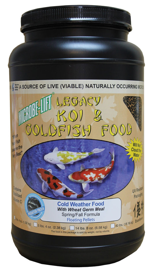 Microbe Lift MLLWGMD 3.5 Lb Koi Legacy™ Cold Weather Fish Food (Pack of 6)