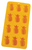 Harold Import Co. 43822 7 X 4.5 Yellow Pineapple Silicone Ice Tray & Baking Mold
