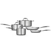 Tri-Ply Clad 8 Pc Stainless Steel Cookware Set