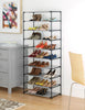 Whitmor 6262-7968 12" X 24.5" X 60" 10 Tier Gray Spacemaker Multi-Functional Shelving Unit