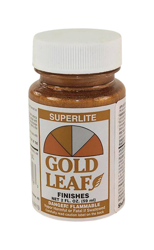 Sheffield Gloss Superlite Gold Light Base Gold Leaf Finish Exterior & Interior 2 oz (Pack of 12)