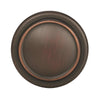 Amerock  Allison  Round  Cabinet Knob  1-1/4 in. Dia. 7/8 in. Oil Rubbed Bronze  10 pk