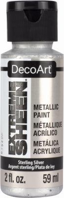 FolkArt Metallic Sterling Silver Hobby Paint 2 oz
