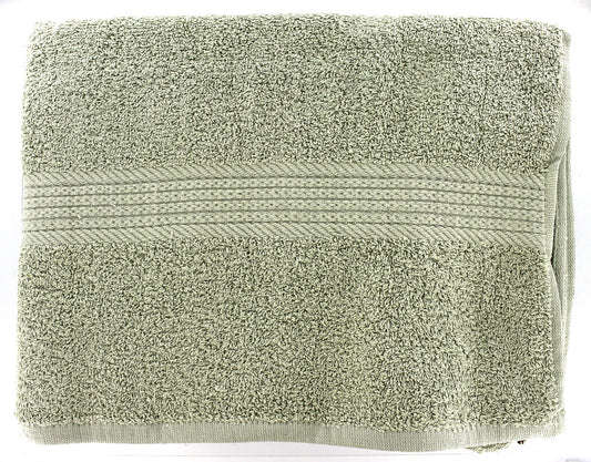 J & M Home Fashions 8685 27 X 52 Sage Green Provence Bath Towel (Pack of 3)