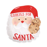 DEI Multicolored Cookies for Santa Plate Christmas Decor (Pack of 6).
