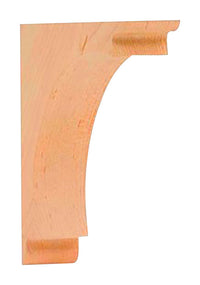 Waddell Beige Hardwood Bracket 10 in. L 5 lb