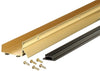 M-D Gold Aluminum/Vinyl U-Shaped Bottom For Doors 36 in. L X 1.75 in. T