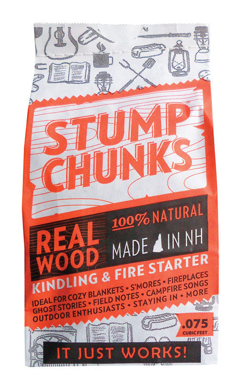 Stump Chunks Wood Fiber Fire Starter 0.075 cu ft