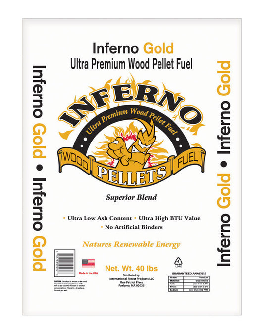 Inferno Wood Pellet 8091 Btu 40 Lb. Bag (Case of 50)