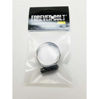 FOREVERBOLT 13/16 in to 1-3/4 in. SAE 20 Black Hose Clamp Stainless Steel Band