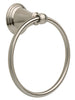 Delta Windemere Brushed Nickel Silver Towel Ring Die Cast Zinc