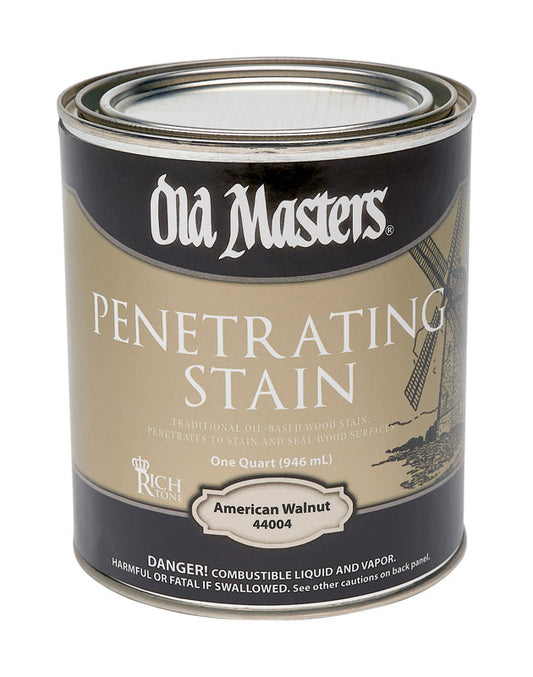 Old Masters Semi-Transparent American Walnut Oil-Based Penetrating Stain 1 qt