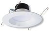 Halo Matte White 6 in. W Plastic LED Retrofit Recessed Lighting 10 W