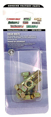 MTD Genuine Parts Snow Blower Shear Bolts For All Brands