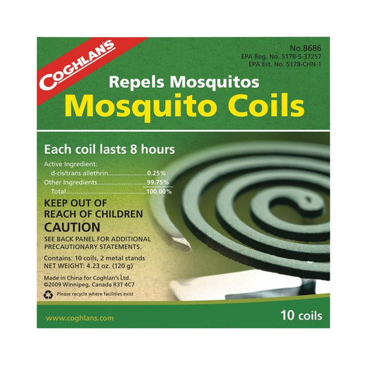 Coghlans 8686 Mosquito Coils 10 Count                                                                                                                 