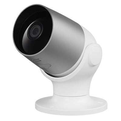Globe Silver & White Plastic Hardwired Indoor/Outdoor Wi-Fi Security Camera 3.7 x 3.9 x 4 in.