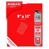 Diablo 9 in. L X 11 in. W 60 Grit Aluminum Oxide Sanding Sheet 20 pk