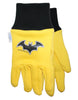 MidWest Quality Gloves Youth Jersey Garden Black/Yellow Gloves (Pack of 6)