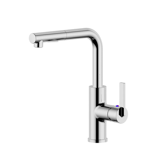 Ultra Faucets Hena One Handle Chrome Pull-Out Kitchen Faucet