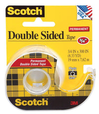 3M 237 3/4" Permanent Double Sided Scotch® Photo Safe Tape                                                                                            