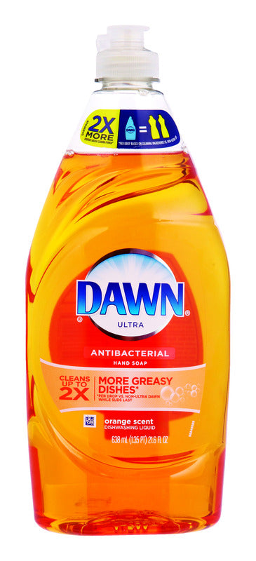 Dawn Ultra Orange Scent Liquid Dish Soap 21.6 oz. (Case of 10)