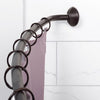 Zenith Products Bronze Brown Adjustable Curved Shower Rod