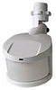 All-Pro Motion-Sensing 180 deg. Fluorescent White Outdoor Floodlight Hardwired