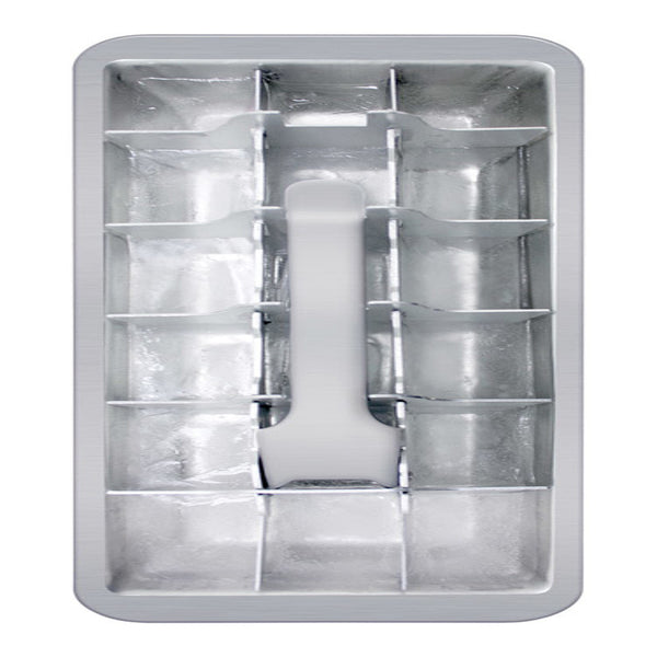 Metal ice cube tray with a release lever! : r/nostalgia