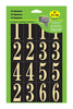 Hy-Ko 2 in. Gold Polyester Self-Adhesive Number Set 0-9 1 pc. (Pack of 10)