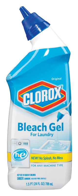 Clorox He Bleach Laundry Gel Original Scent 24 Oz (Case of 9)