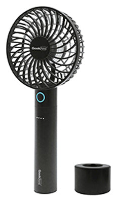 Rechargeable Handheld Fan, USB Cable, 4-In.