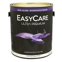 Ultra Premium Interior/Exterior High Gloss Finish, Pastel Base, EZGX-P, Pure White, Gallon (Pack of 4)