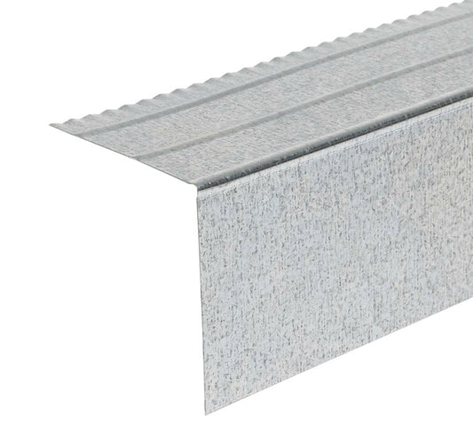 Amerimax 2- 7/16 in. W x 10 ft. L Galvanized Steel Roof Flashing Drip Edge Silver (Pack of 25)