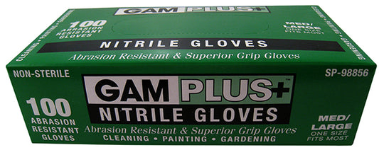 Gam SP98856 100 Pack Nitrile Gloves                                                                                                                   
