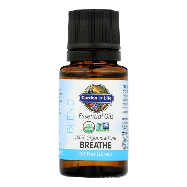 Garden Of Life - Mezcla orgánica para el aliento con aceites Ess - 1 unidad - 0,5 onzas líquidas