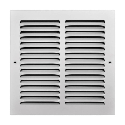 Ta Industries Air Return Grille 10 " X 10 " Powder Coated, White Shrink Wrapped