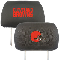NFL - Cleveland Browns  Embroidered Head Rest Cover Set - 2 Pieces