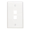 Leviton White 1 gang Thermoplastic Wall Plate 1 pk