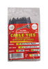 Tool City  4 in. L Black  Cable Tie  100 pk