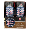 High Brew Coffee - Coffee Rtd Black & Bold Sugar Free - Case of 6-4/8 FZ