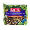 Kaytee Seed & Mealworm Treat Cake Wild Bird Hulled Sunflower Seed Seed Cake 6 oz (Pack of 6).