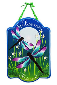 DRAGNFLY DANCE FELT DOOR DECOR