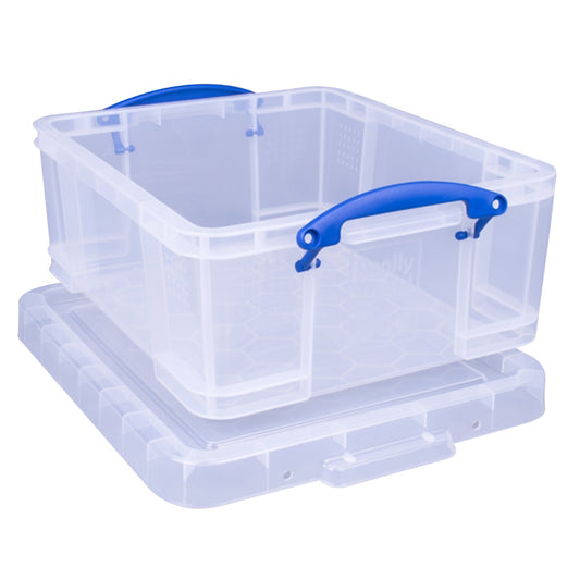 Really Useful Box 7.87 in. H X 15-5/16 in. W X 18-7/8 in. D Stackable Storage Box