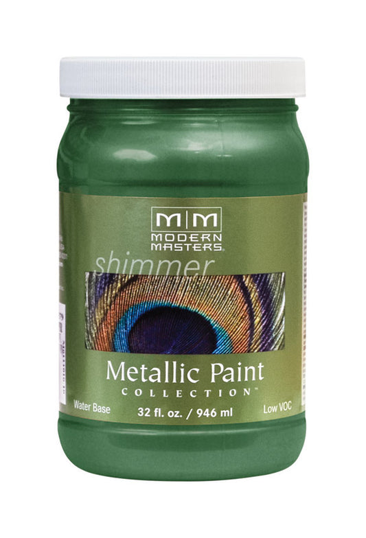 Modern Masters  Shimmer  Hunter Green  Metallic Paint  1 qt.