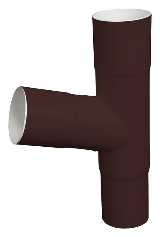Plastmo 8 in. W X 12 in. L Brown Vinyl Round Downspout Adapter