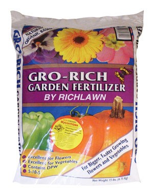 Gro-Rich Garden Fertilizer 5-10-5 Organic 15 Lb.