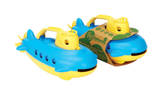 Green Toys  Submarine  Plastic  Blue/Yellow  1 pc.
