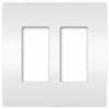 Pass & Seymour  Radiant  White  2 gang Plastic  GFCI/Rocker  Wall Plate  1 pk